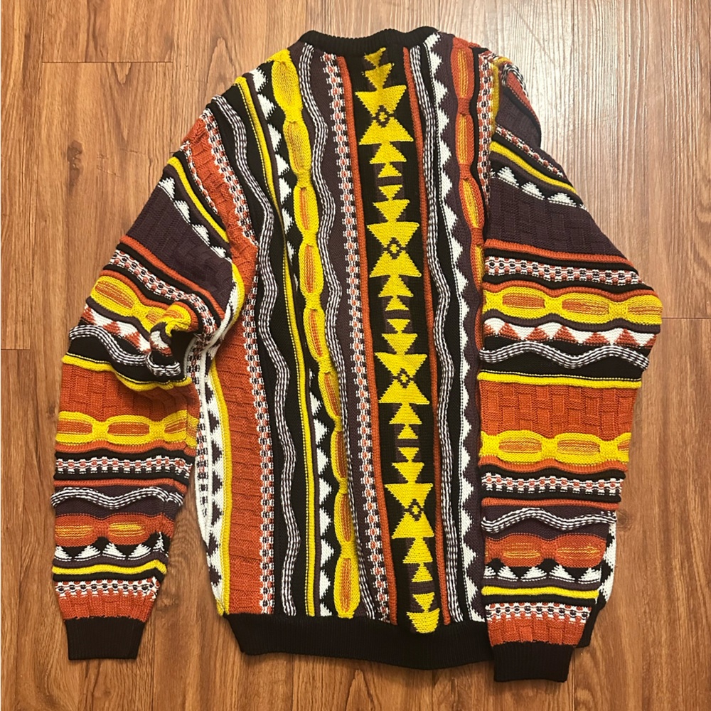 ASOS Colorful Geometric Patterned Men's Sweater - Picture 4 of 4